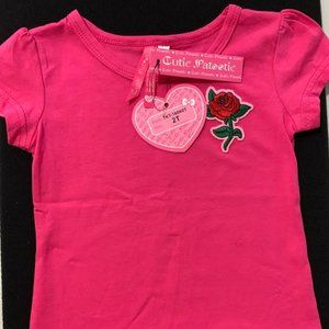 Cutie Patootie Girls Tee Shirt Size 2T